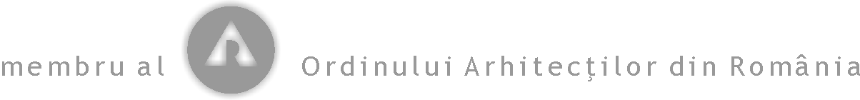 Arh.Andreicut Ioan Sabin, membru al Ordinului Arhitectilor din Romania